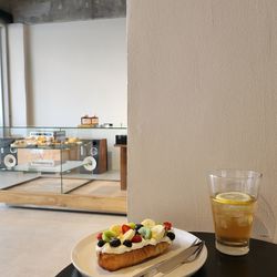 Close-up of food on table