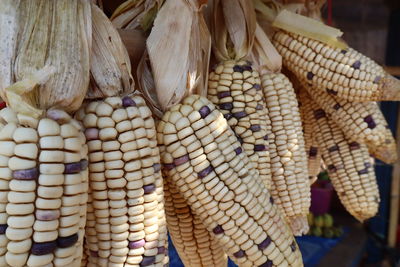 Close-up of vegetables for sale at market stall