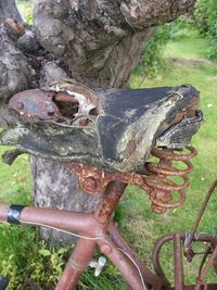 Close-up of rusty metal