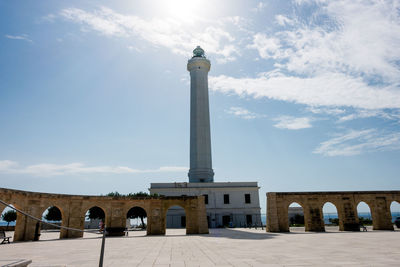 Low angle view of historical building against sky