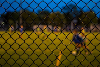 Full frame shot of chainlink fence