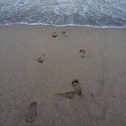Full frame shot of sand at beach