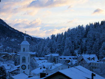 Morning in the swiss alps