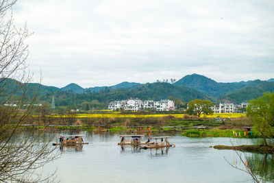 The countryside in the mountains