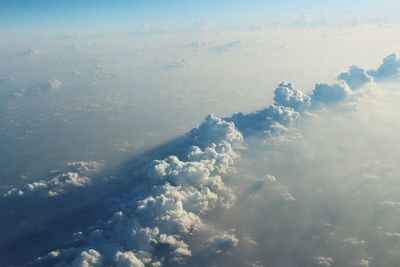 Low angle view of clouds in sky