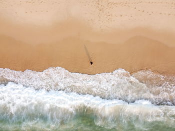 Scenic view of sea waves