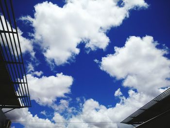 Low angle view of cloudy sky