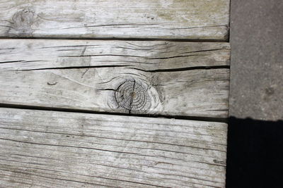 Close-up of wooden planks