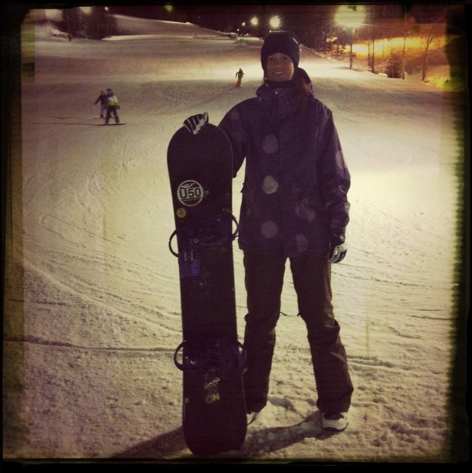 Snowboarding is fun!