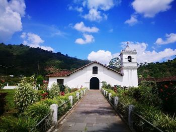 View of temple against sky