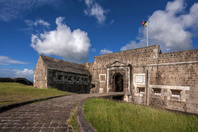 Saint kitts and hill fortress national park.