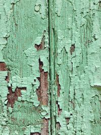 Full frame shot of old wooden door