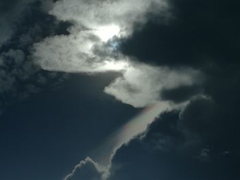 Low angle view of clouds in sky