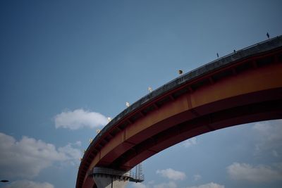 Low angle view of building against sky