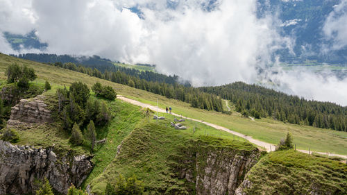 Panoramic view of landscape against sky