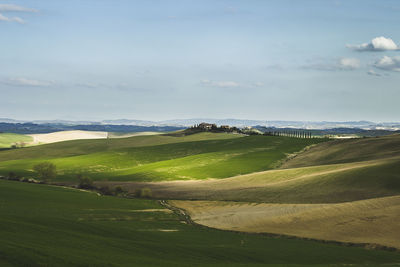 Scenic view of landscape against sky