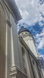 Low angle view of building against sky