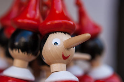 Close-up of stuffed toy on table