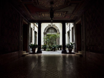 Interior of historic building