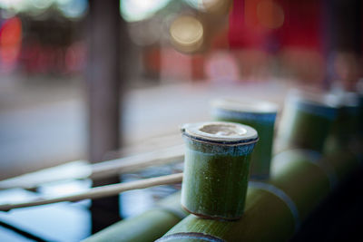 Hand washing flore in japanese shrine