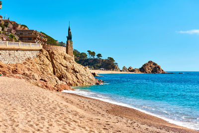 Scenic view of beach