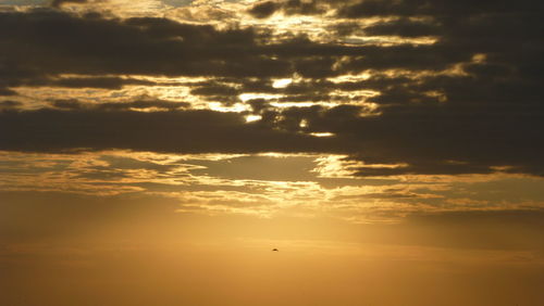 Scenic view of sunset sky