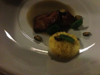 Close-up of food in plate