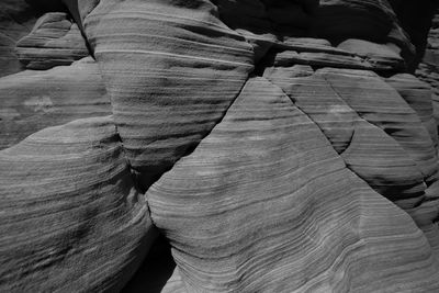 Full frame shot of rock formation