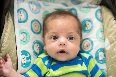 Portrait of cute baby girl