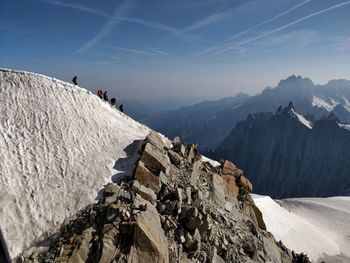 View of mountains against sky