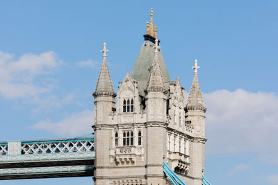 Low angle view of building against sky