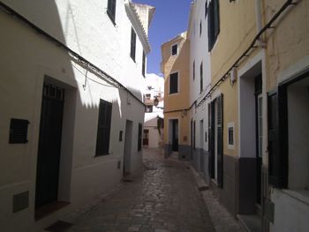 Alley amidst buildings