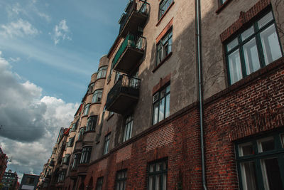 Low angle view of building against sky