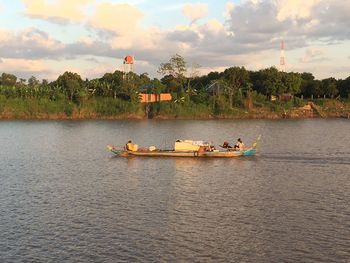 Boat in lake