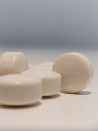 Close-up of objects on table
