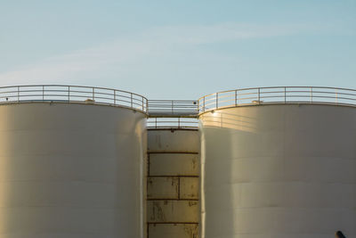 Low angle view of a factory