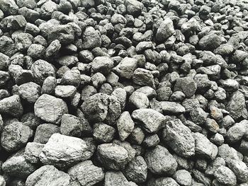 Full frame shot of pebbles