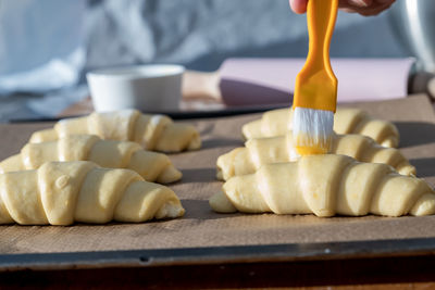 Close-up of sweet food on table