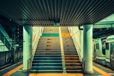 Interior of subway station