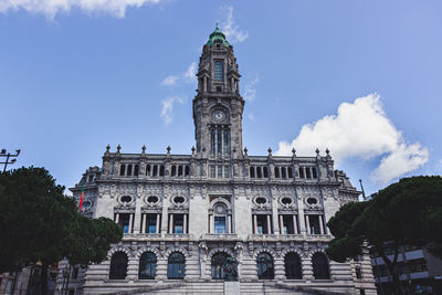 Low angle view of historical building against sky