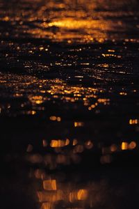 Full frame shot of illuminated cityscape at night