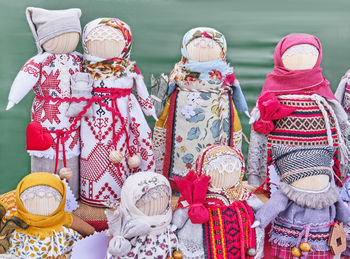 Little slavic folk rag dolls - mascots associated with heathen traditions. handmade gifts on fair.