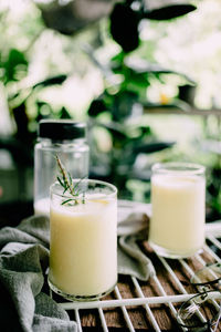 Close-up of drink on table