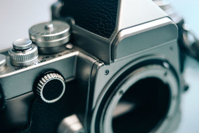 Close-up of a digital camera