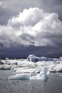 Scenic view of cloudy sky