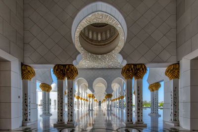 Interior of historic building