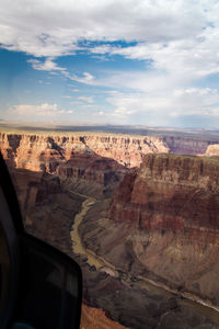 Scenic view of grand canyon and colorado river