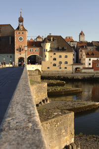 Unesco world heritage and medieval city regensburg in bavaria