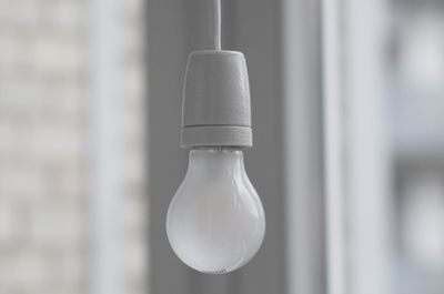 Close-up of light bulb