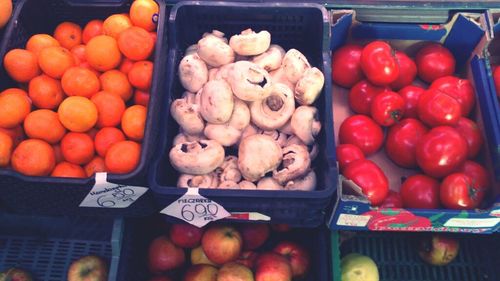 Full frame shot of tomatoes for sale